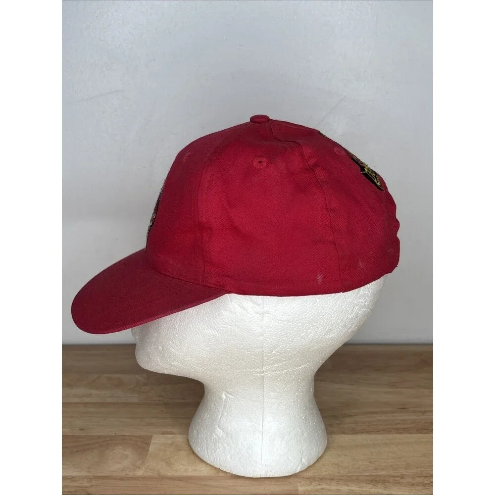 Vintage Mighty Morphin Power Rangers Red Ranger Hat High Point Snapback Cap 90s